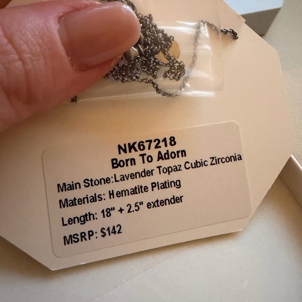 💜 born to adorn necklace | bomb party 💜 - Picture 2 of 4